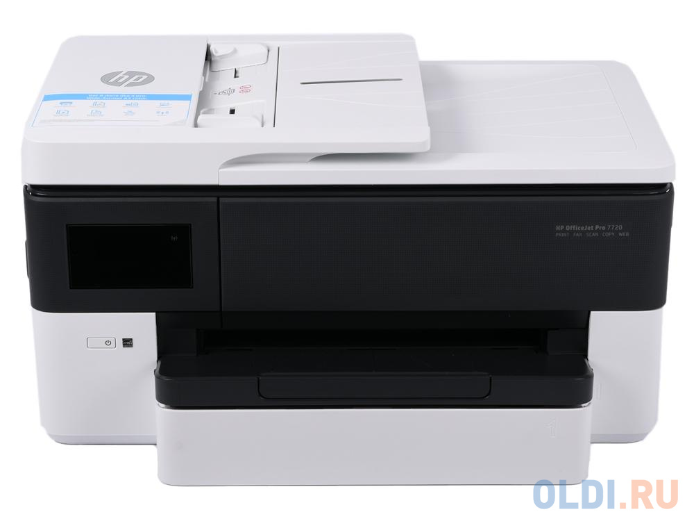 МФУ HP Officejet Pro 7720 <Y0S18A принтер/сканер/копир/факс, А3, ADF, дуплекс, 22/18 стр/мин, USB, Ethernet, WiFi (замена G3J47A OJ7510A) - фото 4