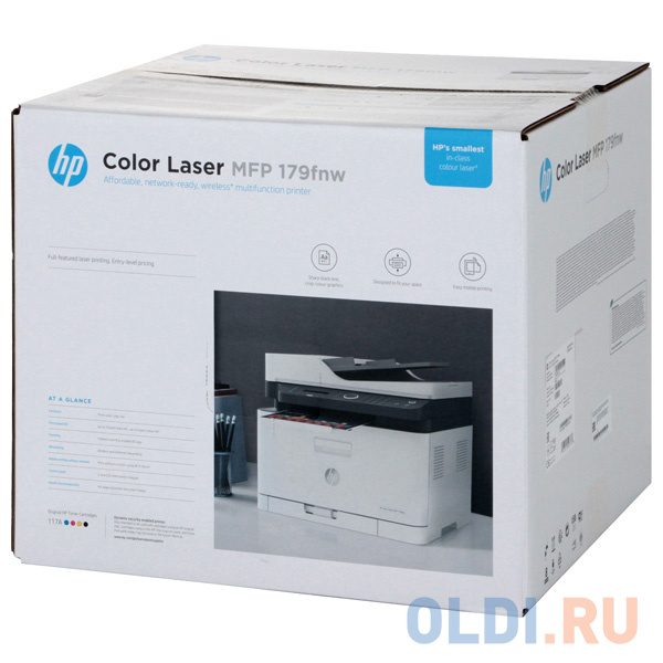 МФУ HP Color Laser 179fnw <4ZB97A> принтер/сканер/копир/факс, A4, 18/4 стр/мин. ADF, 128Мб, USB, LAN, WiFi (замена SS256M Samsung SL-C480FW) - фото 7