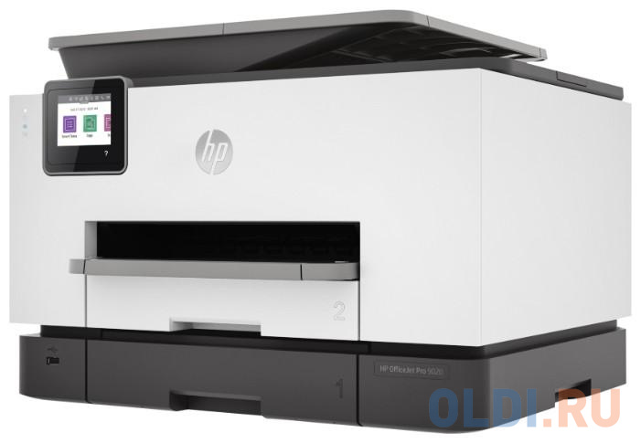 МФУ HP Officejet Pro 9020  1MR78B  принтер/сканер/копир/факс A4, 24/20 стр/мин, дуплекс, ADF, USB, LAN, WiFi (замена OJ8720 D9L19A) - фото 1