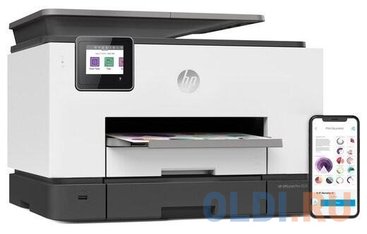 МФУ HP Officejet Pro 9020  1MR78B  принтер/сканер/копир/факс A4, 24/20 стр/мин, дуплекс, ADF, USB, LAN, WiFi (замена OJ8720 D9L19A) - фото 8