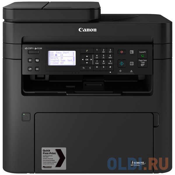 МФУ Canon i-SENSYS MF264dw (копир-принтер-сканер ADF, дуплекс, LAN, Wi-Fi,  A4) 2925C016 - фото 1