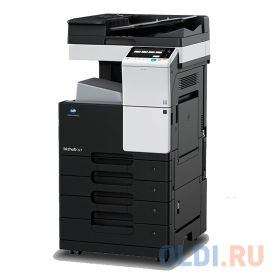 

МФУ Konica Minolta bizhub 227 ч/б А3 22ppm 600x600dpi RG-45 USB A7AK021