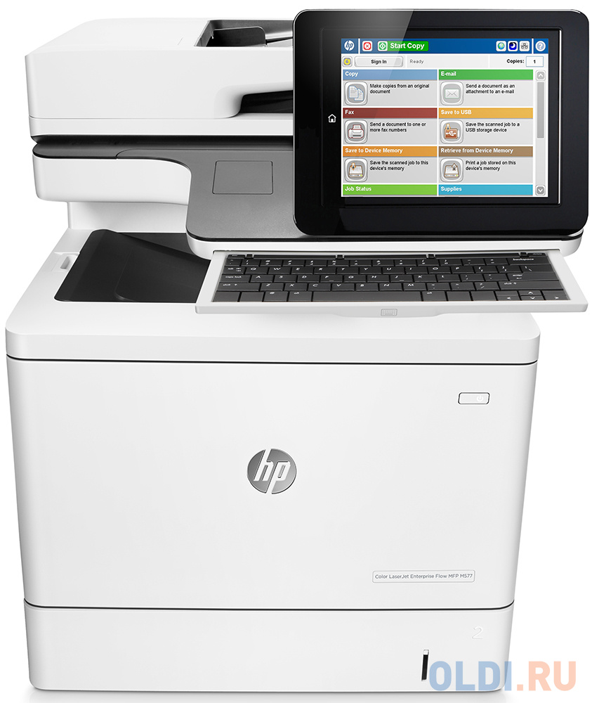 

МФУ HP Color LaserJet Enterprise M577c B5L54A цветное A4 38ppm 1200x1200dpi Duplex Ethernet USB