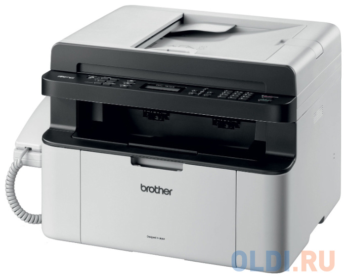 МФУ лазерное Brother MFC-1815R принтер/сканер/копир/факс(+трубка), A4, 20стр/мин, ADF, USB