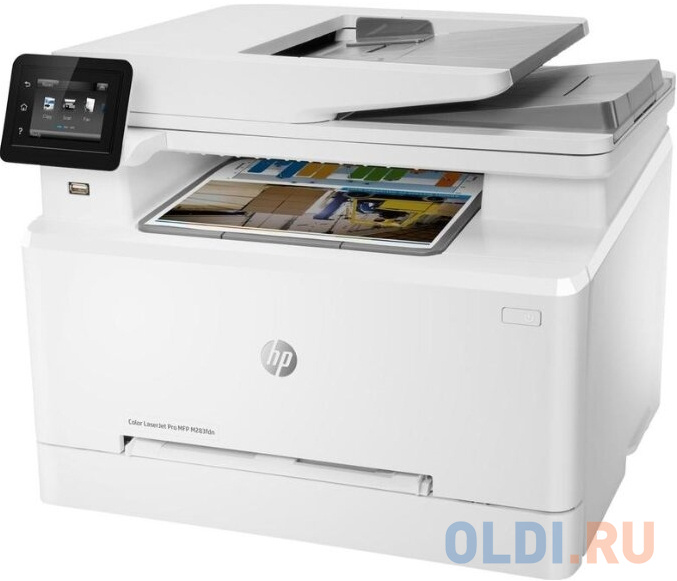 Лазерное МФУ HP Color LaserJet Pro M283fdn, цвет белый, размер 2.7 - фото 2