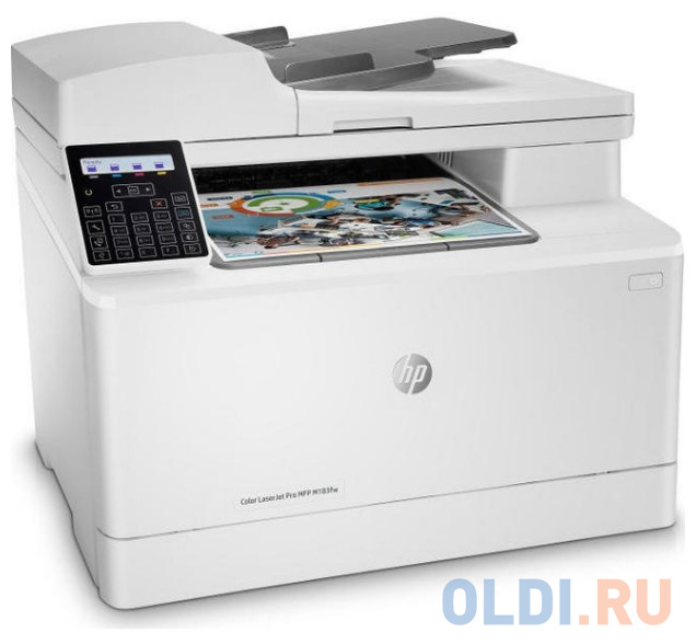 Лазерное МФУ HP Color LaserJet Pro M183fw 7KW56A фото