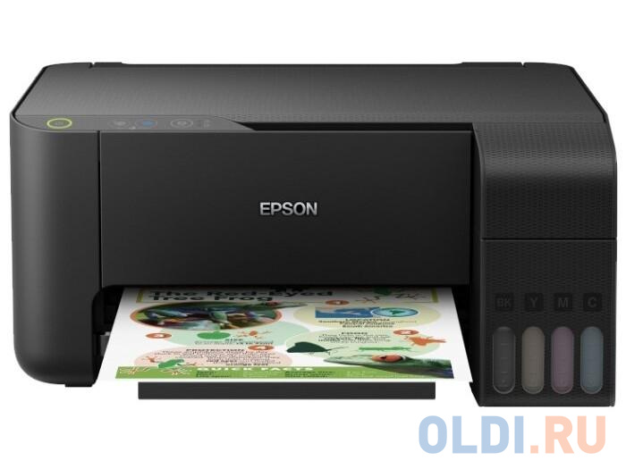 МФУ  Epson L3100, цветной, СНПЧ, 33 стр/мин, А4, 1500 стр/месяц C11CG88401 - фото 1