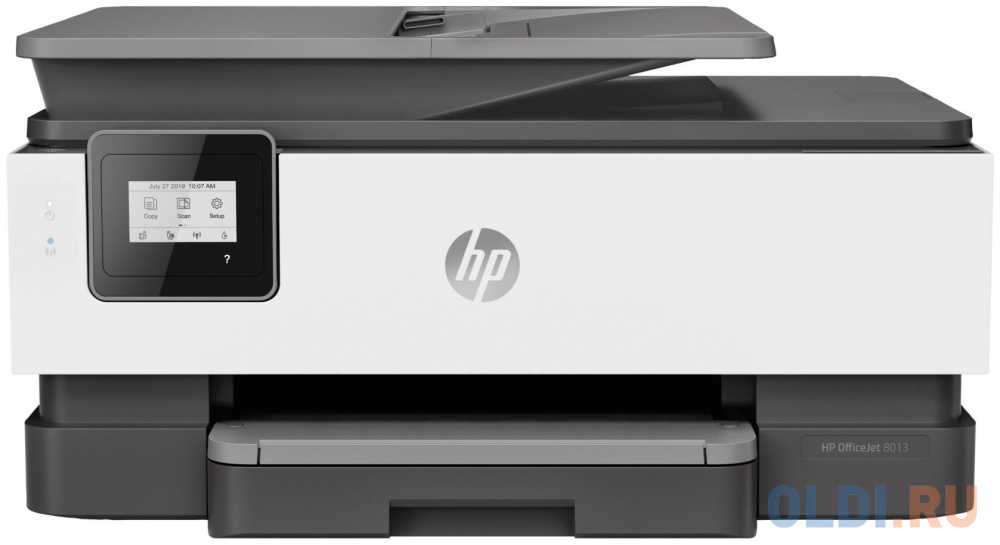 МФУ HP Officejet Pro 8013 <1KR70B> принтер/сканер/копир A4, 18/10 стр/мин, дуплекс, ADF, USB, LAN, WiFi (замена OJ6950 P4C78A)