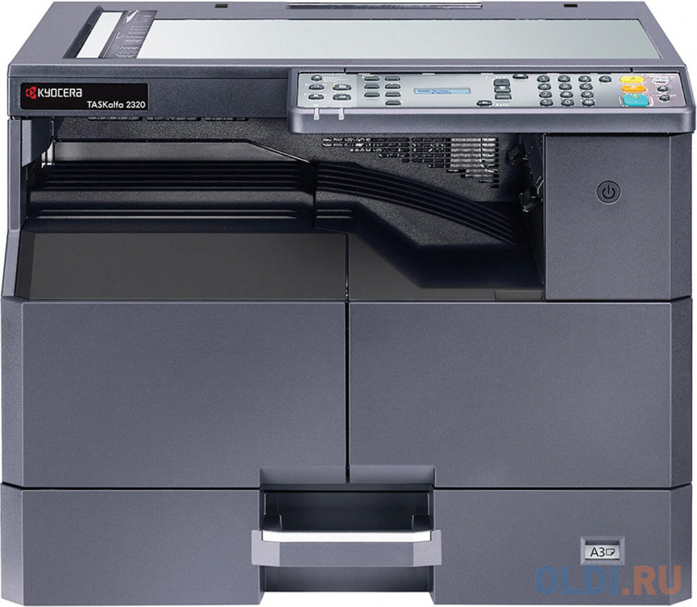 Лазерный копир-принтер-сканер Kyocera TASKalfa 2320 (A3, 23/10 ppm А4/A3, 600 dpi, 256 Mb, USB 2.0, б/крышки, тонер) 1102XS3NL0 - фото 1