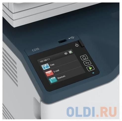 МФУ Xerox С235 цветное лазерное(A4, Printer, Scan, Copy, Fax, Color, Laser, 22стр., 512 Mb, USB, Eth, Wi-Fi, Duplex ) фото