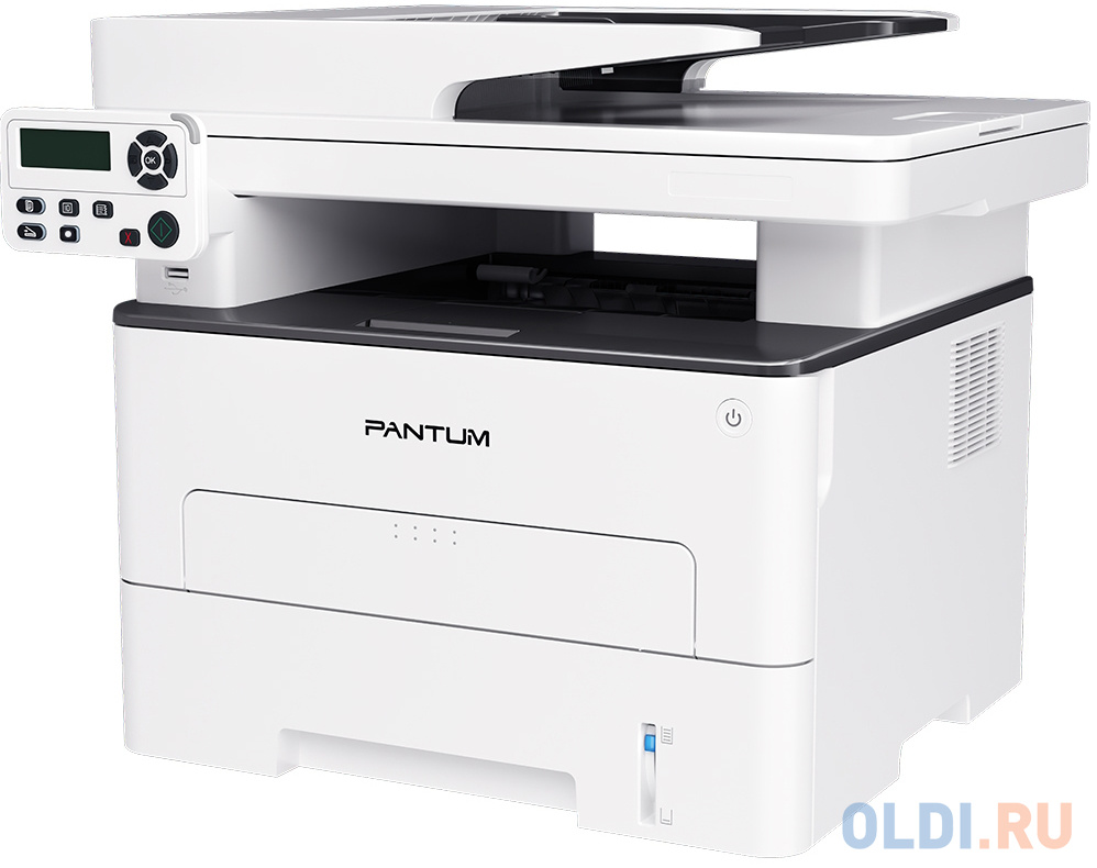 Pantum M7108DN, P/C/S, Mono laser, A4, 33 ppm, 1200x1200 dpi, 256 MB RAM, PCL/PS, Duplex, ADF50, paper tray 250 pages, USB, LAN, start. cartridge 6000 фото