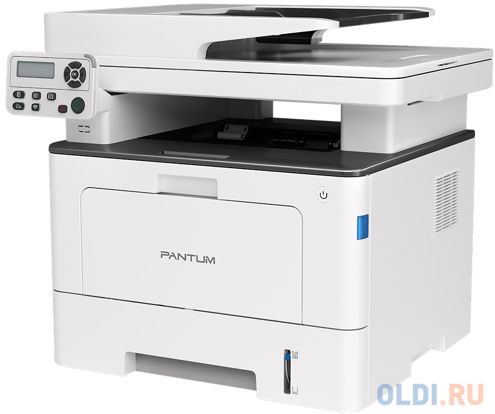 Pantum BM5106ADN, P/C/S, Mono laser, A4, 40 ppm, 1200x1200 dpi, 512 MB RAM, Duplex, ADF50, paper tray 250 pages, USB, LAN, start. cartridge 6000 pages фото