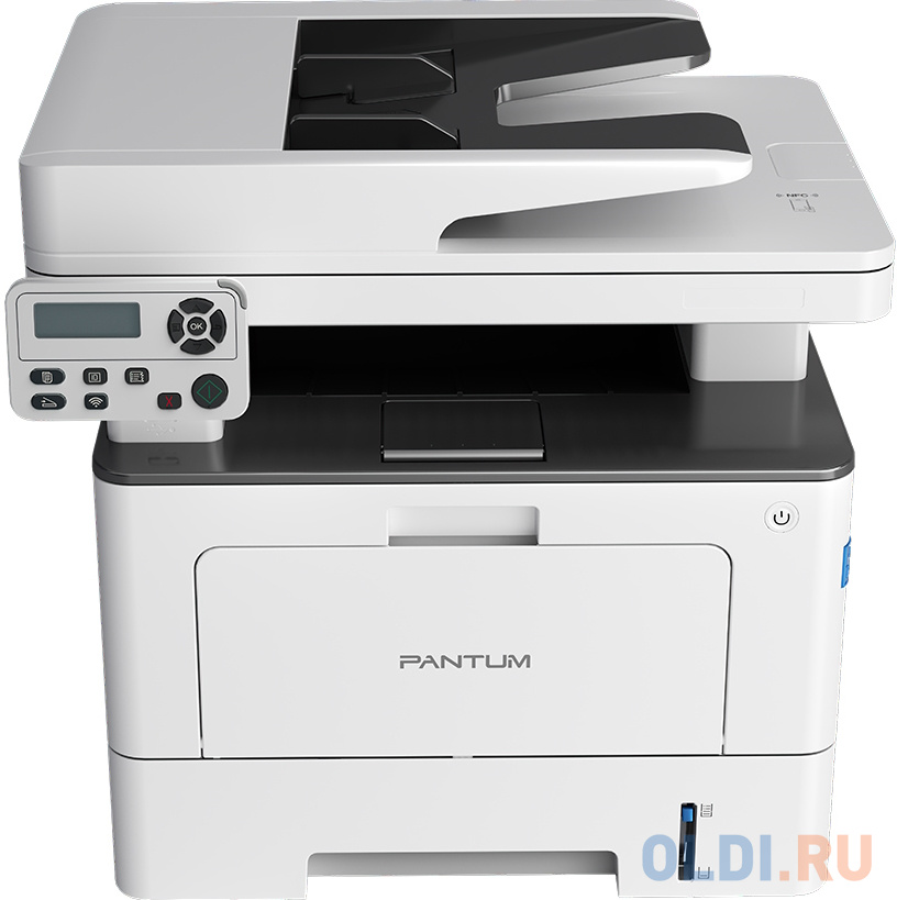 Pantum BM5106ADN, P/C/S, Mono laser, A4, 40 ppm, 1200x1200 dpi, 512 MB RAM, Duplex, ADF50, paper tray 250 pages, USB, LAN, start. cartridge 6000 pages фото