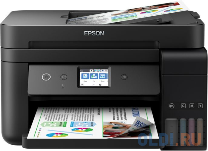 Фабрика Печати Epson L6290, А4, 4 цв., копир/принтер/сканер, лоток 250л, ADF, Duplex, Ethernet, USB, WiFi