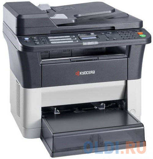 Kyocera FS-1125MFP, P/C/S/F, ч/б лазерный, A4, 25 стр/мин, 1800x600 dpi, 64 Мб, USB 2.0, Network, лоток 250 л., Duplex, автопод., старт.тонер 1000 стр 1102M73NX2 - фото 3