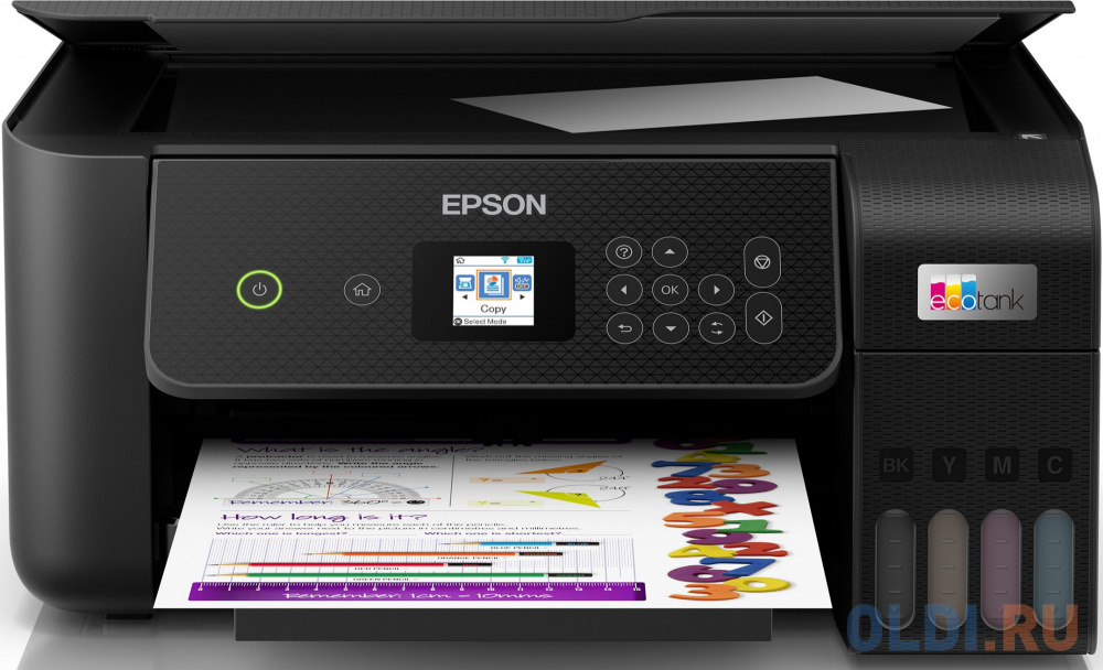 МФУ струйный Epson L3260 (C11CJ66507) A4 WiFi черный - фото 1