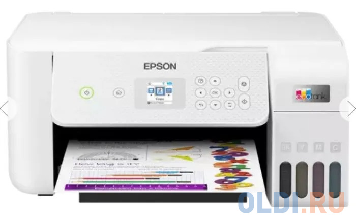 МФУ струйный Epson EcoTank L3266 (C11CJ66416) A4 WiFi белый