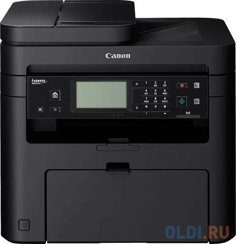 МФУ лазерный Canon i-Sensys MF237w (A4, принтер/сканер/копир/факс, 23ppm, 1200 dpi, 256Mb, ADF, Network, Wi-Fi, USB) (1418C105)