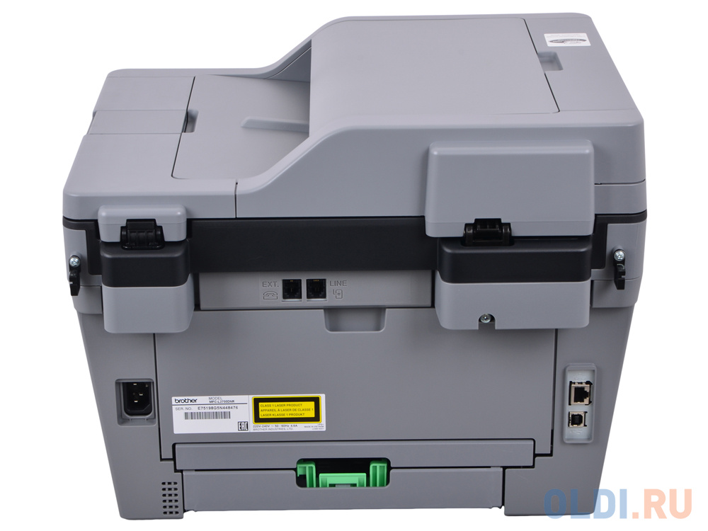МФУ лазерное Brother MFC-L2700DNR принтер/сканер/копир/факс, A4, 24стр/мин, дуплекс, ADF, 32Мб, USB, LAN MFCL2700DNR1 - фото 4