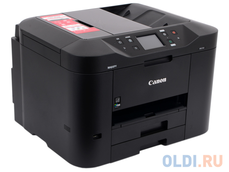 

МФУ Canon MAXIFY MB2740 (струйный, принтер, сканер, копир, факс, ADF, Wi-Fi)