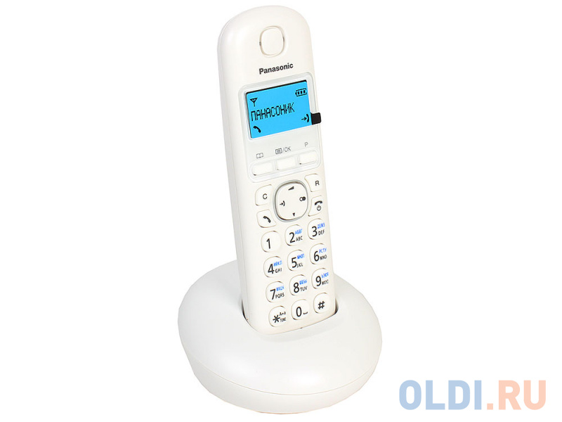 

Телефон DECT Panasonic KX-TGB210RUW АОН, Caller ID 50, Эко-режим, Память 50