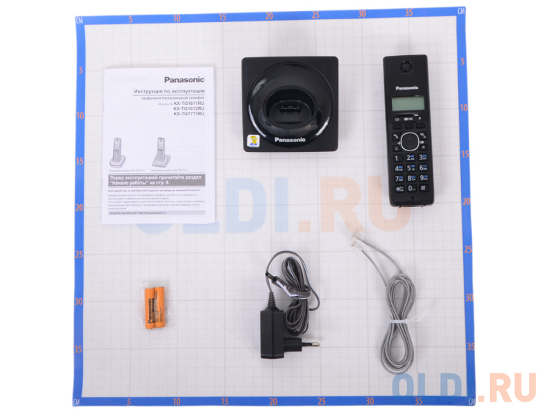  DECT Panasonic KX-TG1711RUB , Caller ID 50, 12 