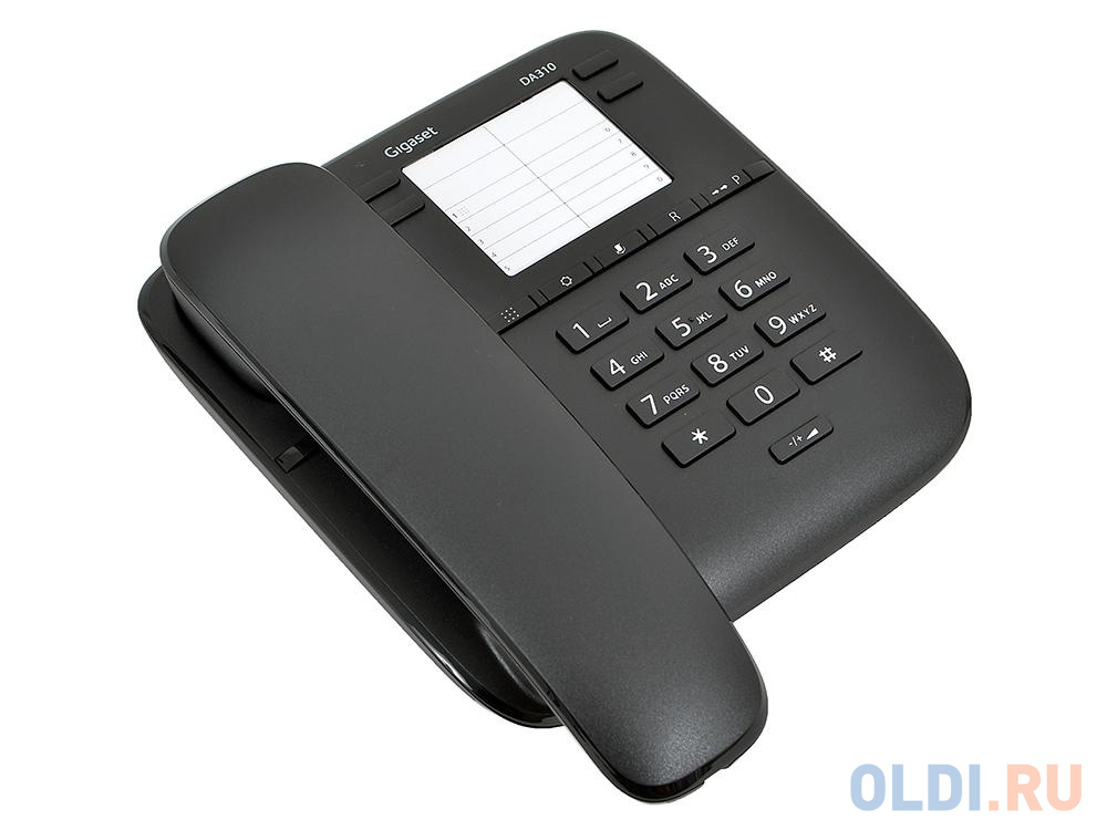 Телефон Gigaset DA310 Black (проводной)