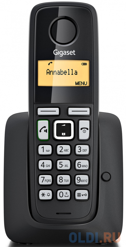 

Радиотелефон DECT Gigaset A220A черный