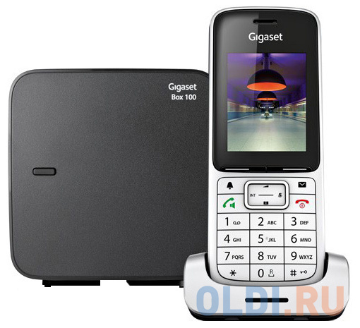 

Радиотелефон DECT Gigaset SL450/SYS серебристый/черный