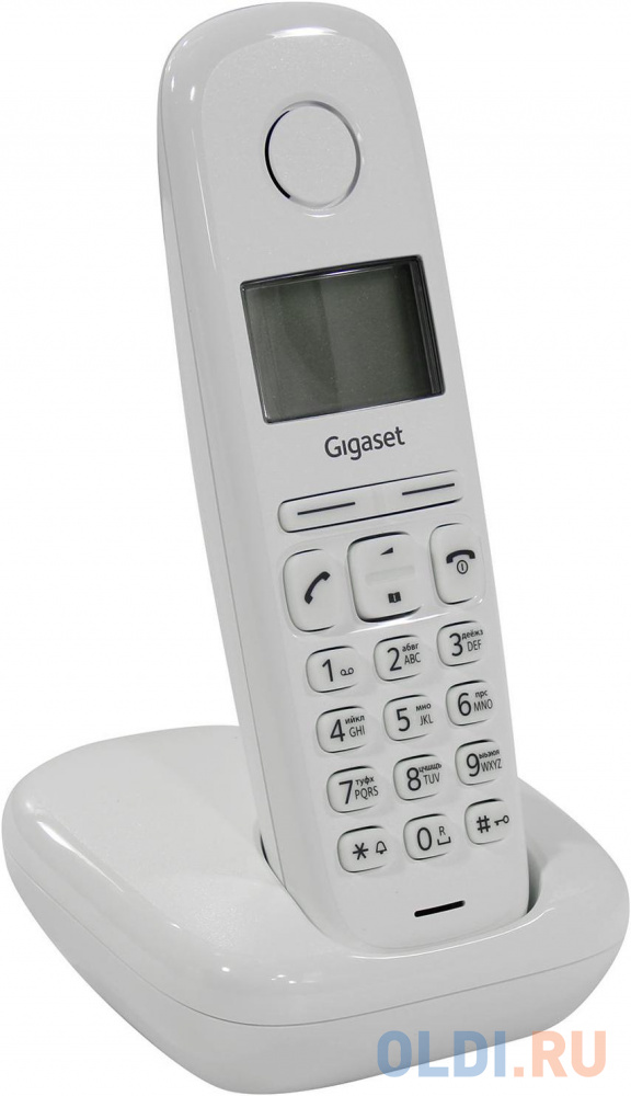 GIGASET A170 white радиотелефон gigaset as690a rus белый автооветчик аон
