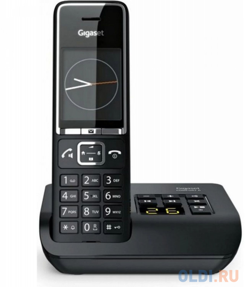 Радиотелефон Gigaset Comfort 550A RUS,  черный [s30852-h3021-s304] - фото 1