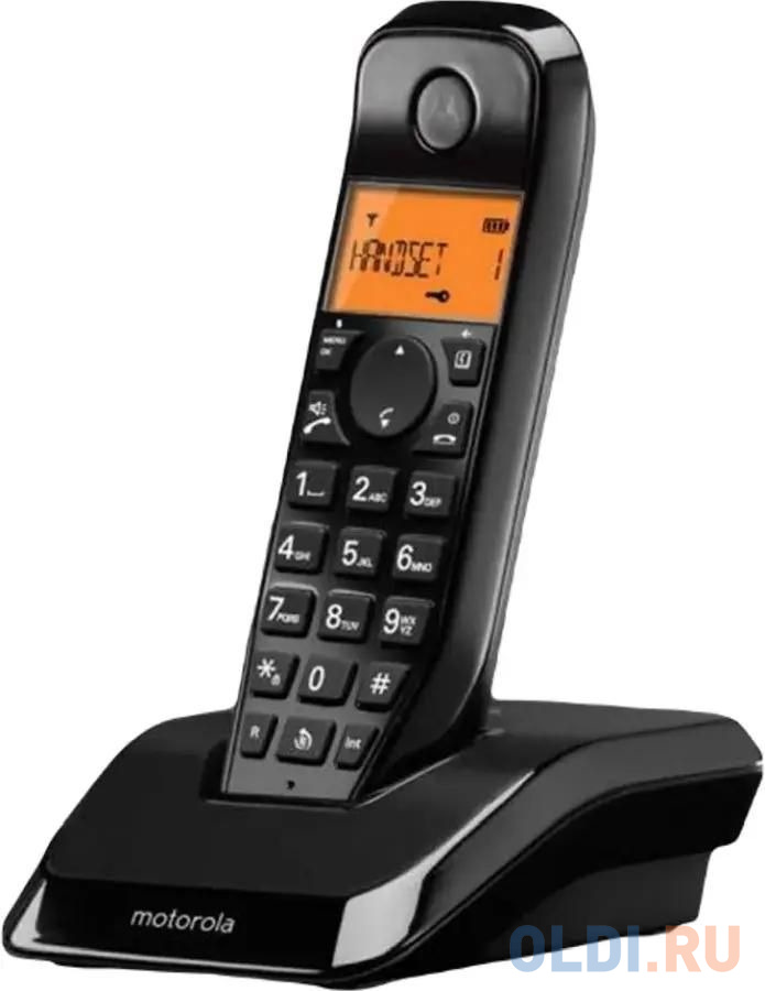 

Р/Телефон Dect Motorola S1201 черный АОН