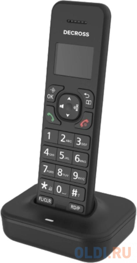 

Р/Телефон Dect Decross DC1102B черный АОН