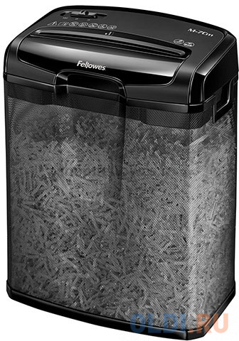 Fellowes Шредер Powershred® M-7Cm FS-4701801 {DIN P-4,  4х35 мм, 7лст., 13лтр., сетчатая металл. корзина} - фото 1