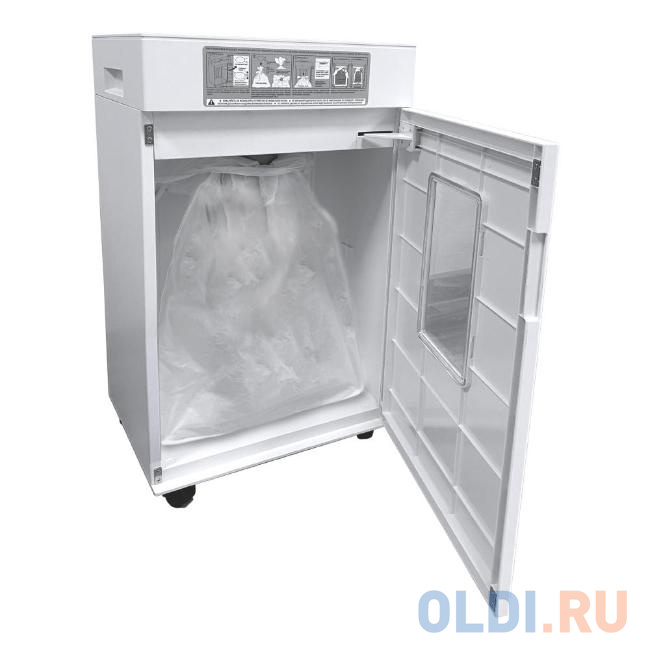 Шредер Office Kit ZeroDust s209 2x10 белый (секр.P-5) фрагменты 12лист. 42.5лтр. пл.карты Шредер Office Kit ZeroDust s209 2x10 белый (секр.P-5) фрагменты 12лист. 42.5лтр. пл.карты фото