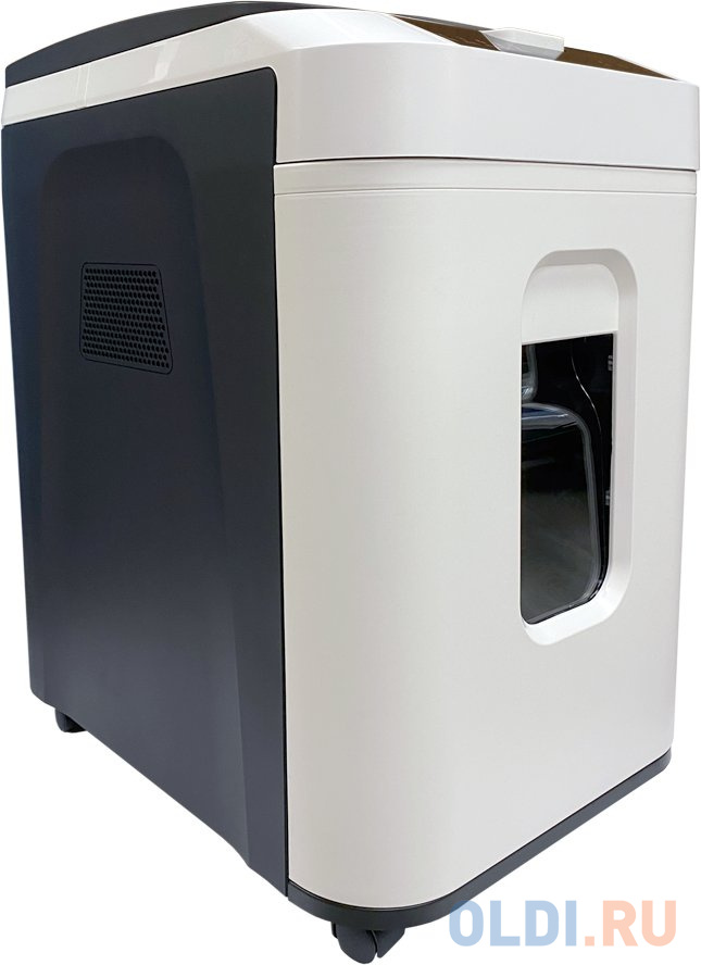 Шредер Office Kit SA150 3,8x12 белый/черный с автоподачей (секр.P-4) фрагменты 14лист. 35лтр. скрепки скобы пл.карты, размер 3.8х12 мм - фото 3