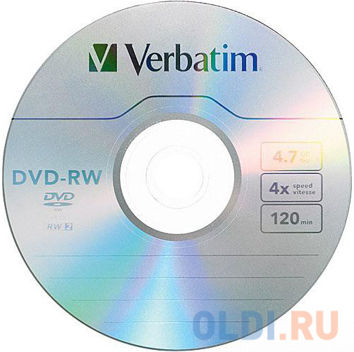 DVD-RW 4x 4.7Gb Jewel Serl Verbatim [43285/43485/43486]