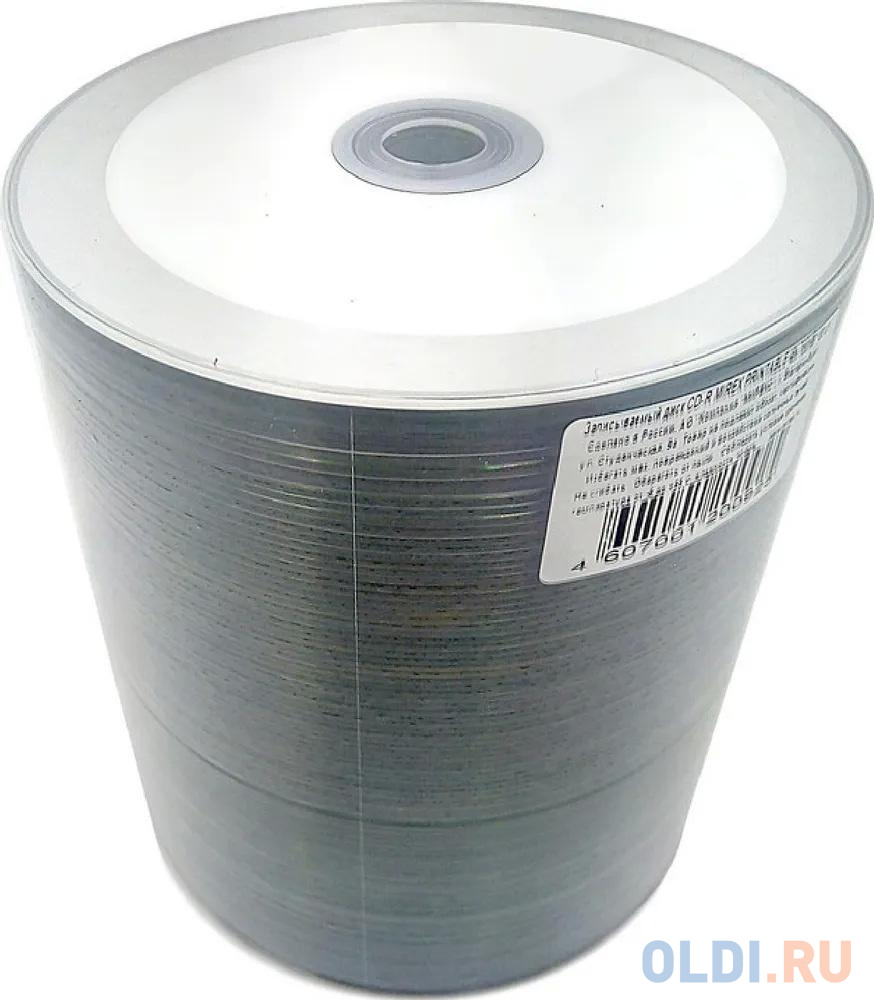 Диск CD-R Mirex 700 Mb, 48х, Shrink (100), Ink Printable Full (100/500) UL120008A8T - фото 2