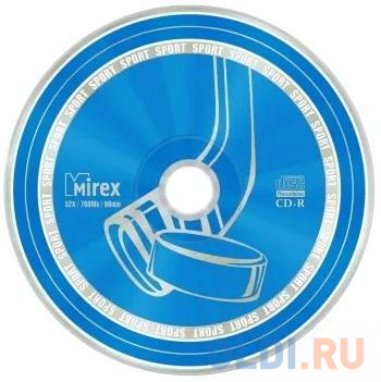 Диск CD-R Mirex 700 Mb, 52х, дизайн "Sport", Shrink (100), (100/500) фото