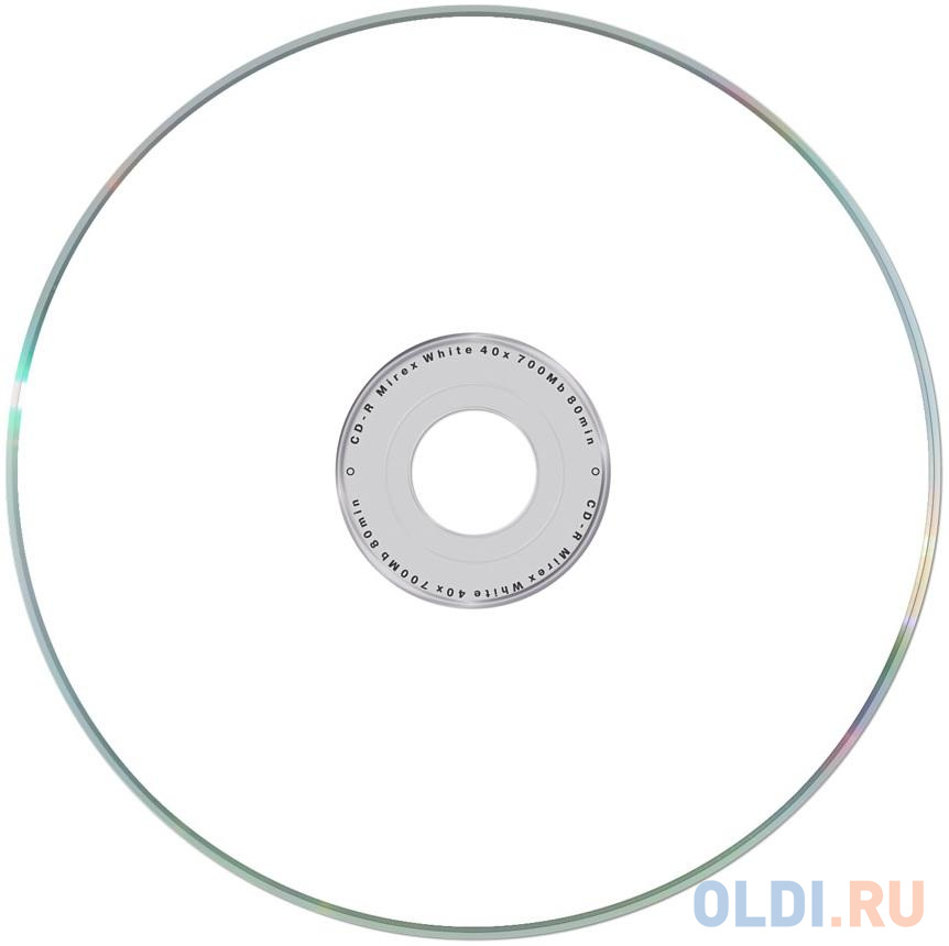 Диск CD-R Mirex 700 Mb, 48х, Shrink (100), Thermal Print (100/500) фото