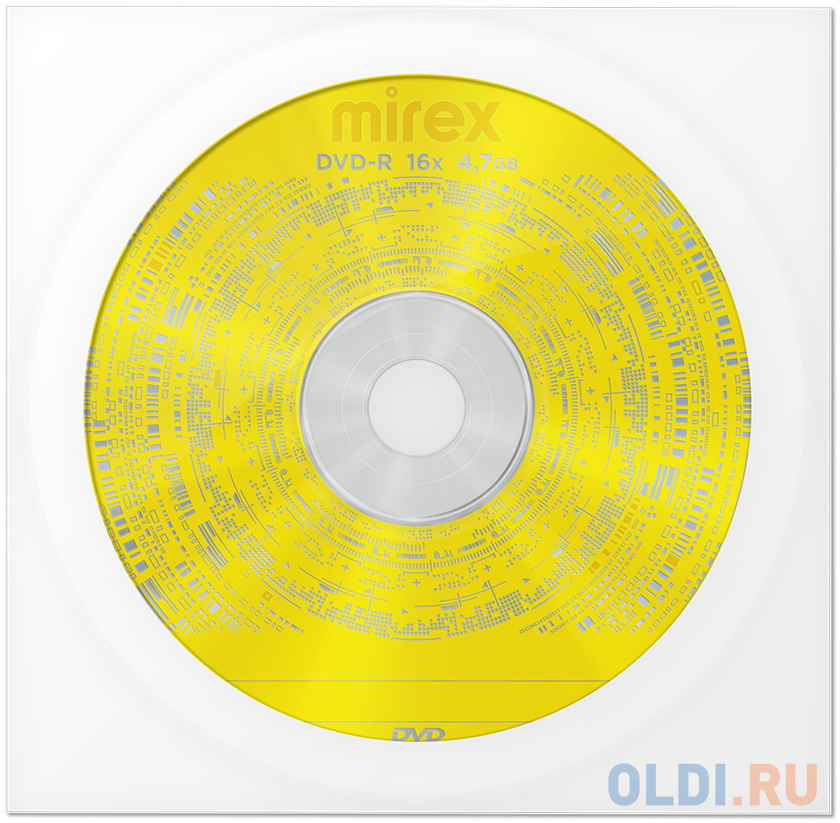 Диск DVD-R Mirex 4.7 Gb, 16x, Shrink (50), (50/500) фото
