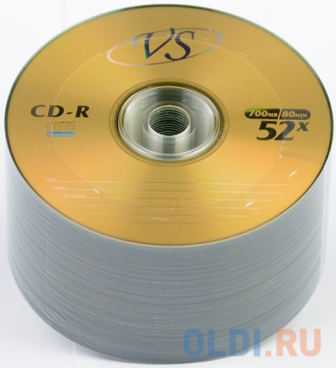  CD-R VS 700 Mb, 52x, Bulk (50), (50/600)