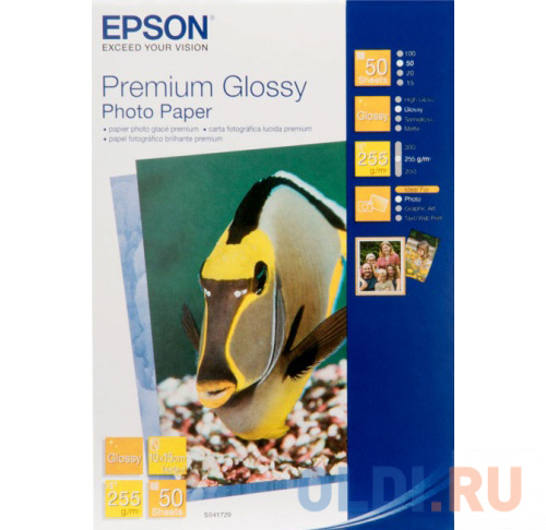Фотобумага Epson Premium Glossy Photo Paper 10x15 (50 листов) (255 г/м2)