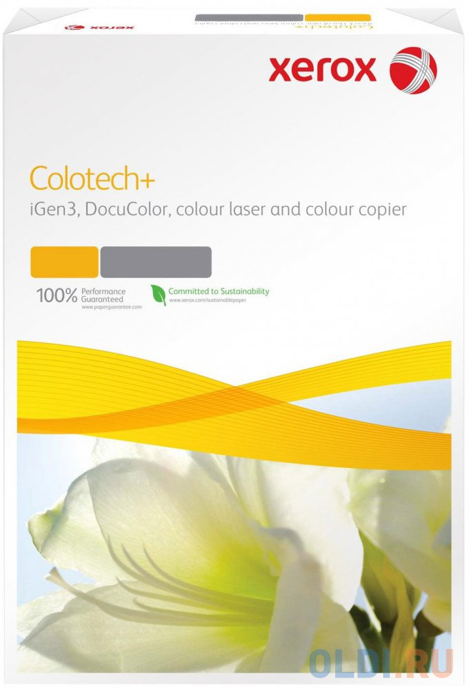 Бумага Xerox Colotech 90гр A4 500 листов 003R98837 бумага xerox colotech plus а3 120 г м2 500 л для полно ной лазерной печати а австрия 170% cie 003r98848