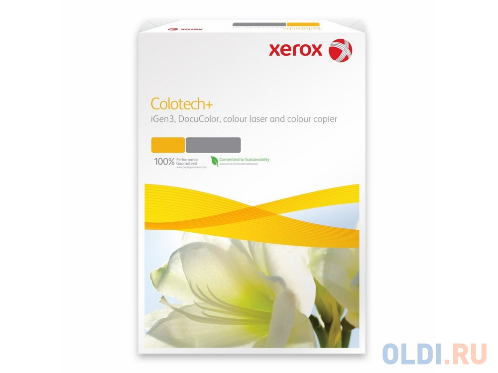 Бумага Xerox Colotech+ A4 120 г/кв.м 500л 003R98847 коробка бумаги xerox performer а4 80 г кв м в пачке 500л 003r90649 отпускается по 5 пачек в коробке