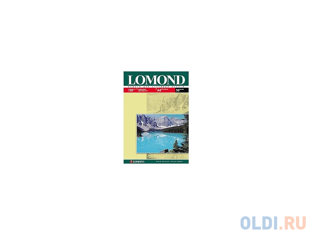Бумага Lomond A4 130г/кв.м Glossy Paper [102017] 50л бумага canon standart paper 1569b008