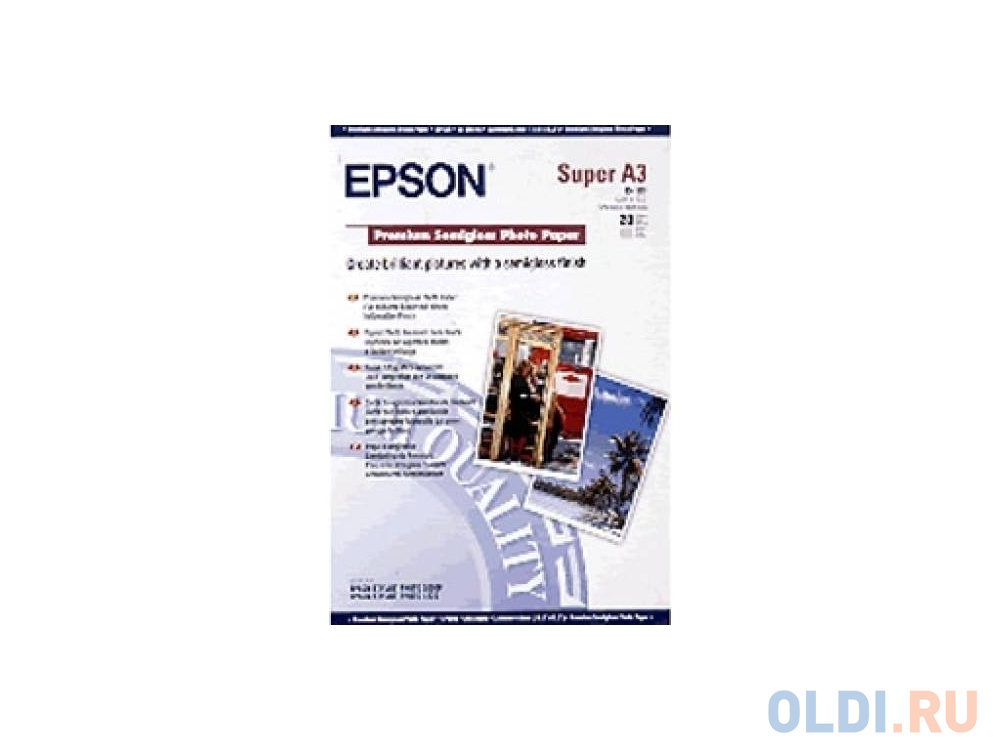 Фотобумага Epson A3+ 251г/м2 полуглянцевая 20л C13S041328
