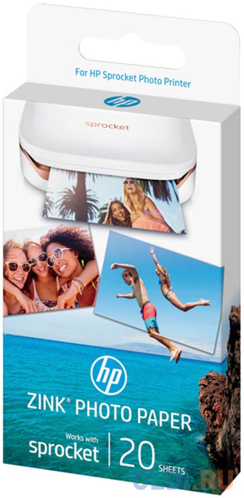 

HP ZINK Sticky-Backed Photo Paper, 5x7.6 cm, 20 sheets