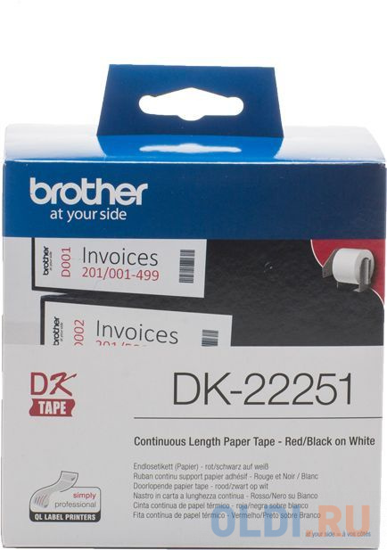Картридж ленточный Brother DK22251 для Brother QL-570 - фото 1