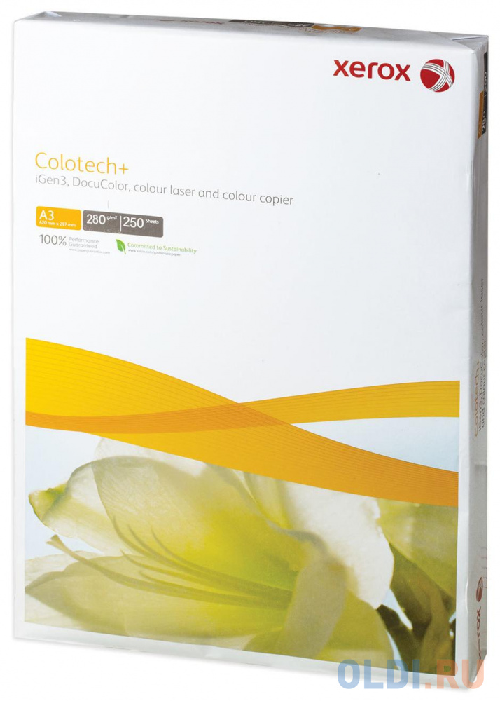 Бумага XEROX COLOTECH PLUS, А3, 280 г/м2, 250 л., для полноцветной лазерной печати, А++, Австрия, 170% (CIE), 003R98980